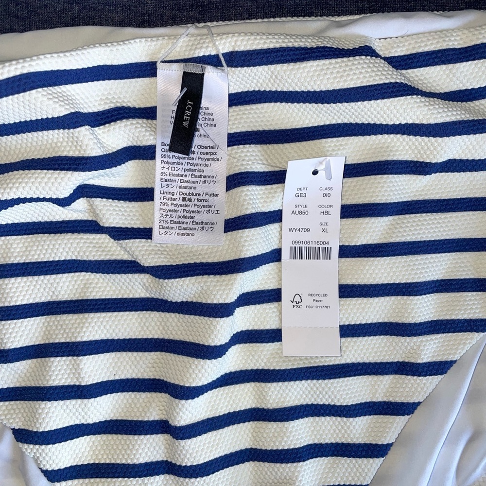JCREW high cut waist bikini and bandeau top (never worn) - Picture 3 of 3